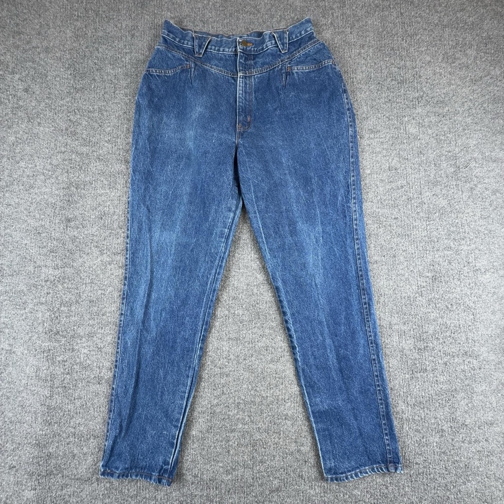 Vintage Chic Jeans Womens 20 Tall Medium Wash Blue High Rise Relaxed Mom USA 90s
